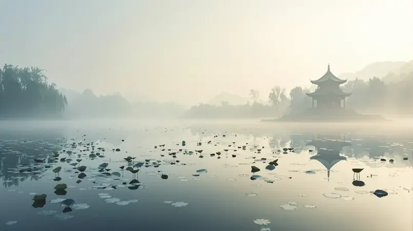 西湖晨雾 - 八哥影院 西湖晨雾